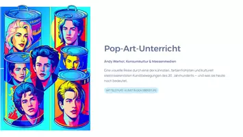 Vorschau - Präsentationen/Tafelbilder - Kunst der Moderne Bundle – Pop Art, Street Art & Abstrakte Kunst | 80+ Folien Kunstgeschichte - Seite 1