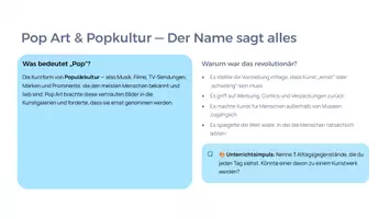 Vorschau - Präsentationen/Tafelbilder - Pop Art & Andy Warhol – Konsumkultur, Werbung & Massenmedien | Kunstgeschichte Präsentation - Seite 3