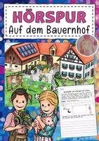Vorschau - Arbeitsblätter - Hörspurgeschichte Bauernhof - Deckblatt