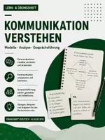 Vorschau - Arbeitsblätter - Arbeitsheft Deutsch: Kommunikation, Modelle und Gesprächsführung - Deckblatt