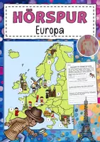 Vorschau - Arbeitsblätter - Hörspurgeschichte Detektiv Europa - Deckblatt