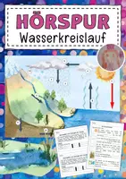 Vorschau - Arbeitsblätter - Hörspurgeschichte Wasserkreislauf - Deckblatt