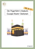 Vorschau - Arbeitsblätter - Die Pilgerfahrt (Hadsch) - Escape-Room - Deckblatt