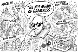 Vorschau - Poster - Motivierende Shakespeare-Poster für den Englischunterricht - Seite 1