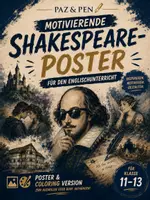 Vorschau - Poster - Motivierende Shakespeare-Poster für den Englischunterricht - Deckblatt