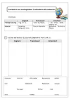 Vorschau - Arbeitsblätter - Fremdwörter- Erklärungen, Übungen, Wortschatz - Seite 3