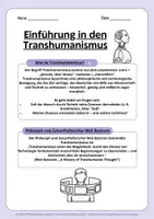 Vorschau - Unterrichtsreihen - Transhumanismus – Der Mensch zwischen Technik, Ethik und Zukunft (Komplettpaket: Philosophie/Ethik) - Seite 1