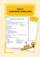 Vorschau - Arbeitsblätter - Englisch Cartoon Analysis Step-by-step guide - Deckblatt