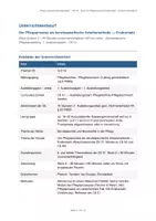 Vorschau - Stundenentwürfe - Unterrichtsentwurf Pflegeprozess Pflege G-01 - Seite 1