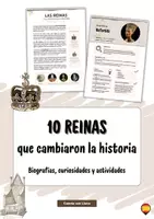 Vista previa - Unidades / Secuencias / Situaciones de Aprendizaje - 10 reinas que cambiaron la historia | Biografías y actividades - Portada