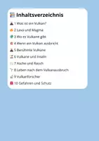 Vorschau - Stundenentwürfe - Lesetraining Vulkane | Leseverständnis Klasse 3 - Seite 1