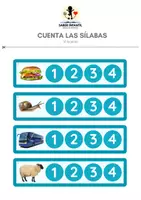 Vista previa - Unidades / Secuencias / Situaciones de Aprendizaje - CUENTA LAS SÍLABAS - página 1