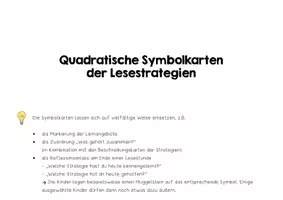 Vorschau - Arbeitsblätter - Lernwerkstatt Lesestrategien - Tafel-/Legematerial und Arbeitsblätter - Seite 3