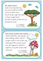 Vorschau - Unterrichtsreihen - Großschreibung von Nomen & Satzanfängen – Frühling & Sommer (Deutsch Klasse 2/3) - Seite 1