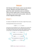 Vorschau - Arbeitsblätter - 31-04 AA Mathematik_Dreisatz 1 - Seite 1