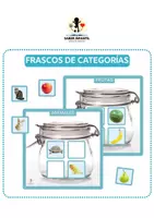 Vista previa - Unidades / Secuencias / Situaciones de Aprendizaje - FRASCOS DE CATEGORÍAS - Portada
