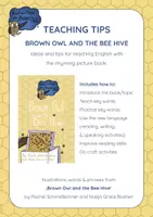 Aperçu - Préparation de séance / Séance complète - Anglais - Brown Owl and the Bee Hive - TEACHING TIPS - Page de couverture