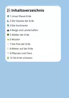Vorschau - Stundenentwürfe - Lesetraining Erde | Leseverständnis Klasse 3 - Seite 1