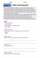 Vorschau - Stundenentwürfe - Lesetraining Ozeane | Leseverständnis Klasse 3 - Seite 3