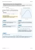 Vorschau - Arbeitsblätter - Analysis Anwendung (kub.Fkt.): Gletschermasseverlust Alpengletscher - Seite 1