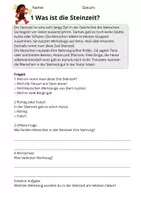 Vorschau - Stundenentwürfe - Lesetraining Steinzeit | Leseverständnis Klasse 3 - Seite 3