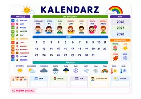 zapowiedź - Mój pierwszy kalendarz - obwoluta