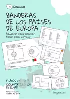 Vista previa - Manualidades / Dibujos para colorear - Banderas de los Paises de Europa para Colorear - Portada
