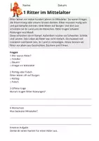 Vorschau - Stundenentwürfe - Lesetraining Ritter | Leseverständnis Klasse 3 - Seite 3