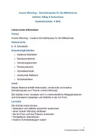 Vorschau - Arbeitsblätter - Innerer Monolog – Schreibimpulse für die Mittelschule - Seite 1