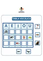 Vista previa - Unidades / Secuencias / Situaciones de Aprendizaje - TABLA VOCÁLICA - Portada