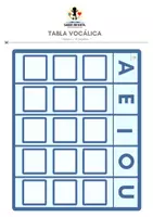 Vista previa - Unidades / Secuencias / Situaciones de Aprendizaje - TABLA VOCÁLICA - página 1