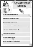 Vorschau - Arbeitsblätter - Partnerinterview Praktikum, Reflexion Betriebspraktikum - Seite 2