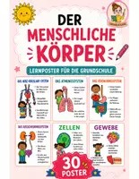 Vorschau - Arbeitsblätter - Der menschliche Körper – Lernposter für die Grundschule | Körpersysteme, Organe & Sachunterricht Klasse 1–3 - Deckblatt