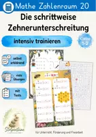 Vorschau - Unterrichtsreihen - Die schrittweise Zehnerunterschreitung intensiv trainieren - Deckblatt