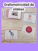 Vista previa - Juegos / Gamificación - Grafomotricidad de sílabas minúsculas y mayúsculas - Portada