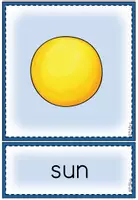 Vorschau - Poster - Picture + Word Cards / Flashcards "Weather" - Seite 3