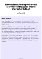Vorschau - Poster - Tafelmaterial und Merkhefteintrag Thema Wahrscheinlichkeit - Seite 2