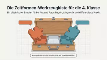 Vorschau - Unterrichtsreihen - Zeitformen-Methodenkoffer für Lehrkräfte (4. Klasse) - Seite 1