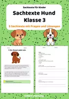 Vorschau - Stundenentwürfe - Sachtexte Klasse 3 XXL Materialpaket – Lesetexte 50 Materialien mit Lösungen - Seite 1