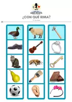 Vista previa - Unidades / Secuencias / Situaciones de Aprendizaje - ¿CON QUÉ RIMA? - página 1