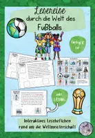 Vorschau - Arbeitsblätter - Interaktive Lesereise Fußball WM 2026 Leseverstehen - Deckblatt