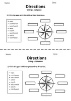 Vorschau - Arbeitsblätter - Compass Rose - Deckblatt