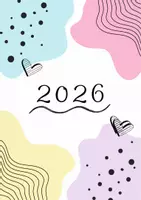 Vista previa - Para docentes: organización, planificación y formación - Agenda Colorida 2026: Llena tu Rutina de Energía y Alegría - página 1