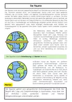Vorschau - Arbeitsblätter - Der Äquator: Erdkunde, Koordinaten & Text - Seite 1