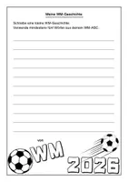 Vorschau - Mal- und Bastelvorlagen - WM-ABC & WM-Geschichte 2026 (Klasse 3 bis 6) - Seite 3