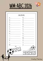 Vorschau - Mal- und Bastelvorlagen - WM-ABC & WM-Geschichte 2026 (Klasse 3 bis 6) - Deckblatt