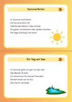 Vorschau - Arbeitsblätter - Schleichdiktat Sommer: 12 Texte in 3 Niveaustufen - Seite 2
