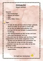 Vorschau - Mal- und Bastelvorlagen - Traumfänger Eule - Seite 1