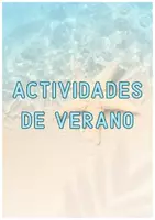 Vista previa - Hojas de trabajo - Dosier de actividades de verano - Portada