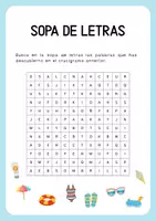 Vista previa - Hojas de trabajo - Dosier de actividades de verano - página 3